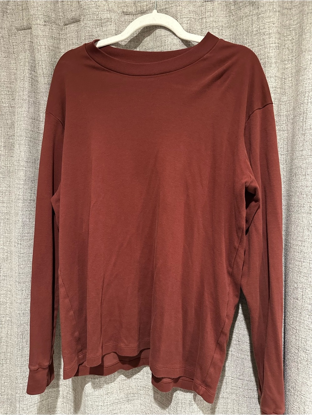 Uniqlo Rust Long sleeve T-shirt